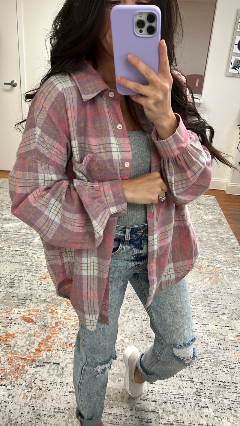 Kyle Flannel- Rose Combo