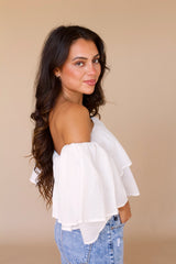 Tanya Off The Shoulder Top- White