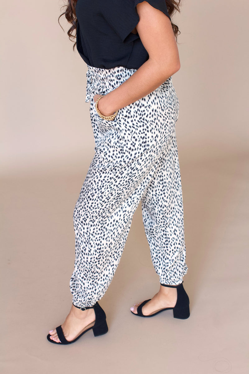 Caught Your Eye Pants- Animal Print