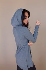 Scout Hi-Low Hoodie- Grey