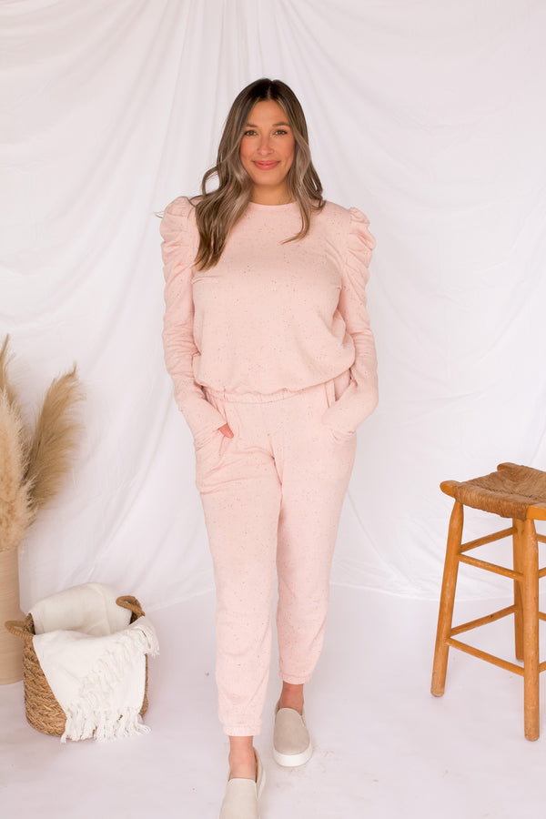Darla Lounge Pants- Blush Pink