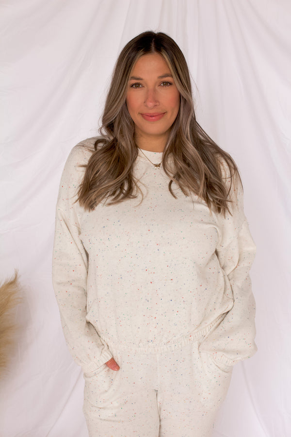 Darla Lounge Top- Off White