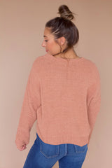 Kennedy Chenille Sweater- Light Clay