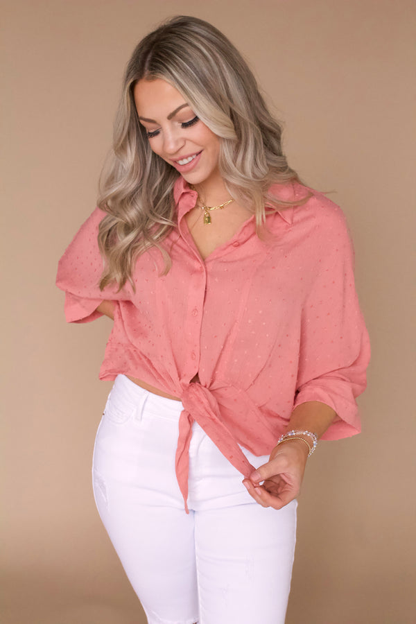 Whatever Happens Blouse- Pink