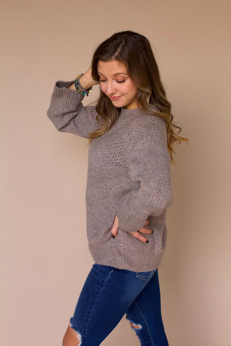 Maya Sweater- Mocha