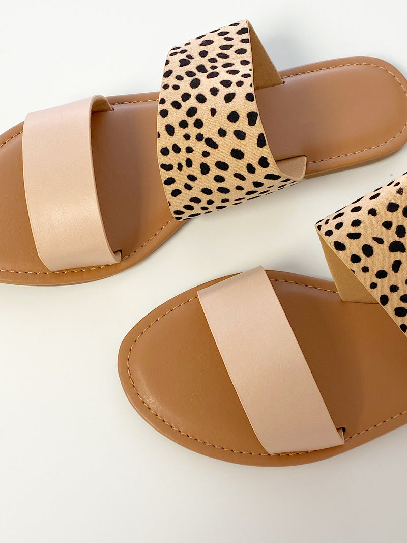 Stand Out Sandals- Cheetah/Blush