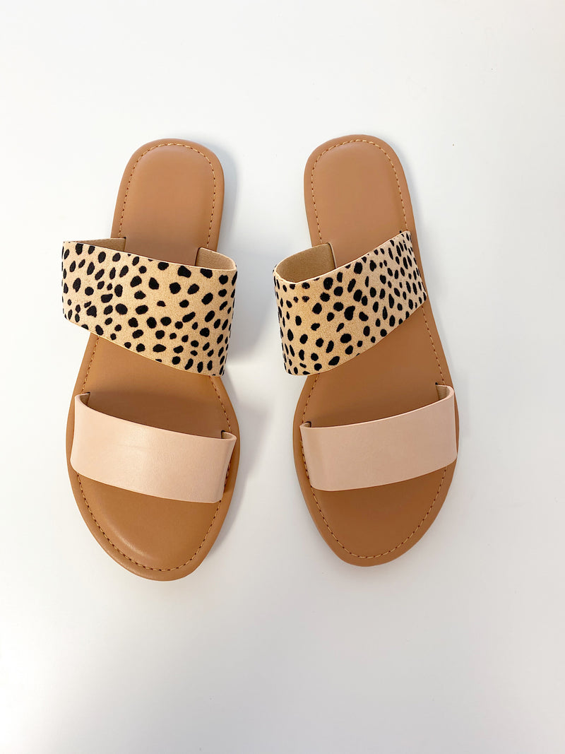 Stand Out Sandals- Cheetah/Blush