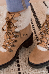 Rigsby Faux Fur Boots- Beige
