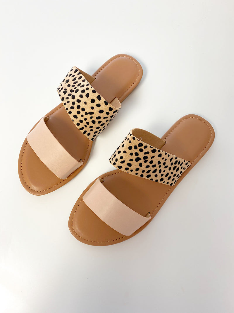 Stand Out Sandals- Cheetah/Blush