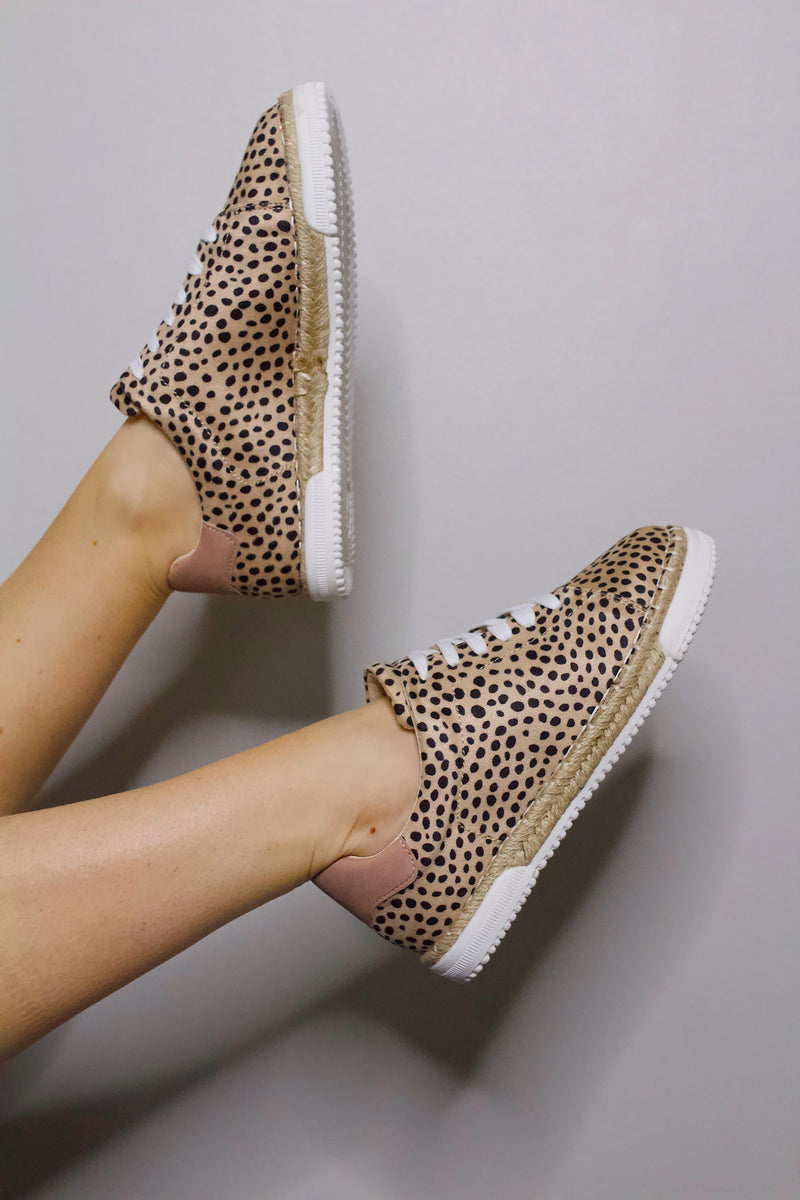 The Weekend Espadrille Sneaker- Cheetah