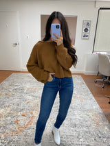 Lottie Textured Sweater- Caramel